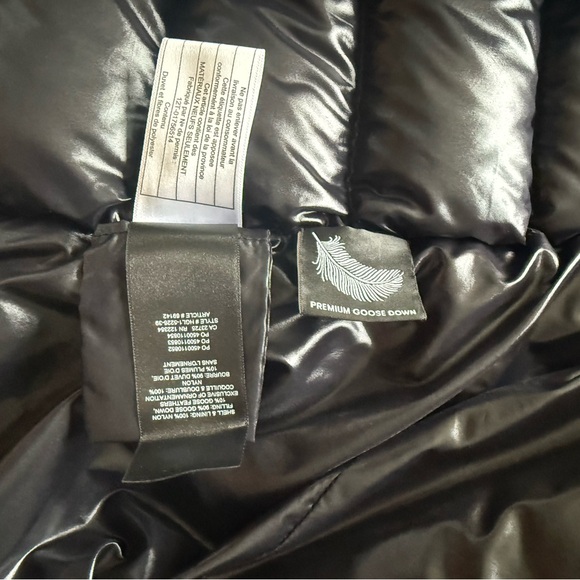 Aritzia Shiny Black Long Puffer Jacket - Picture 9 of 12